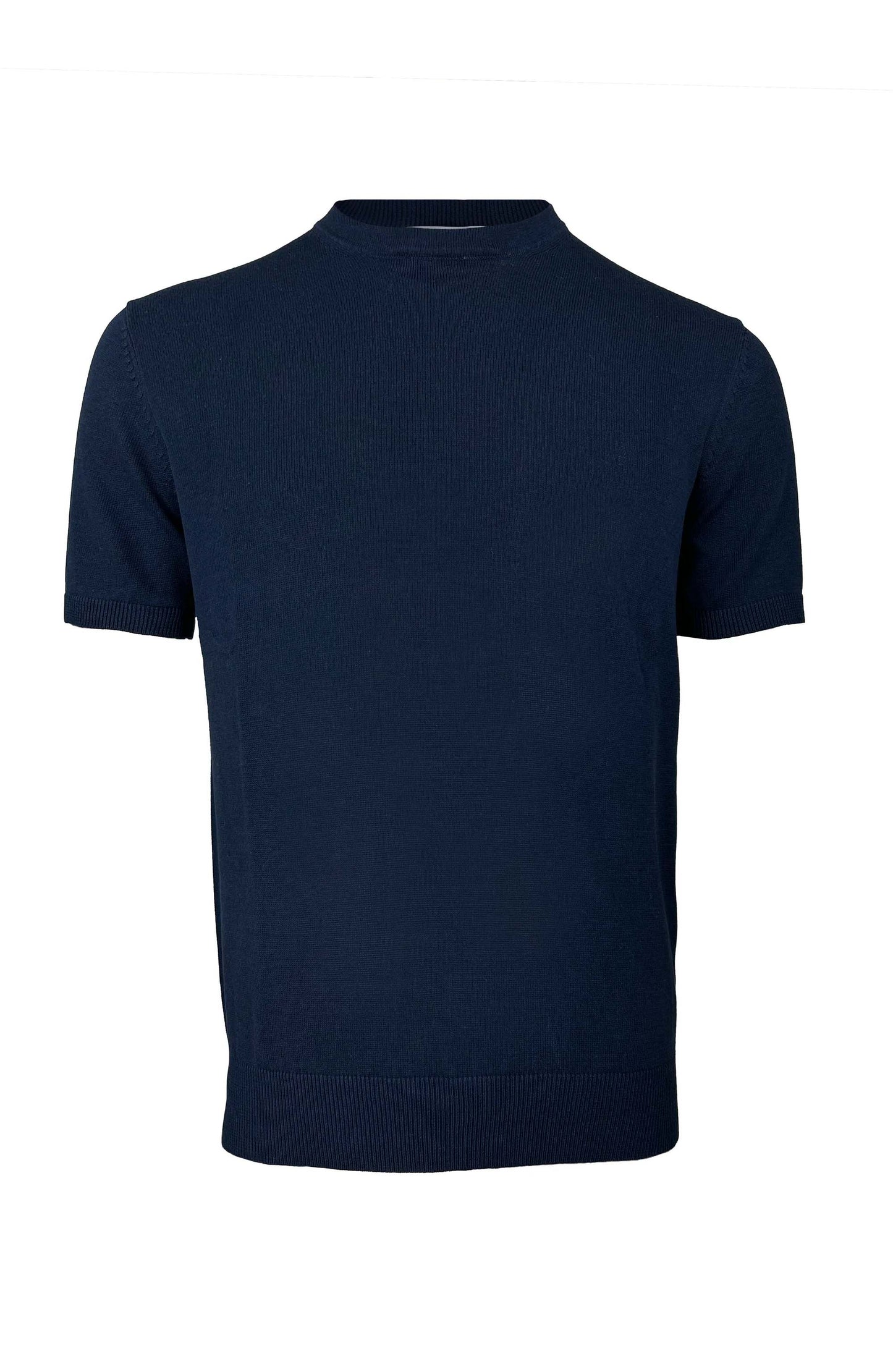 t-shirt uomo maglia in cotone blu
