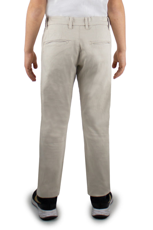 Pantaloni chinos in cotone stretch