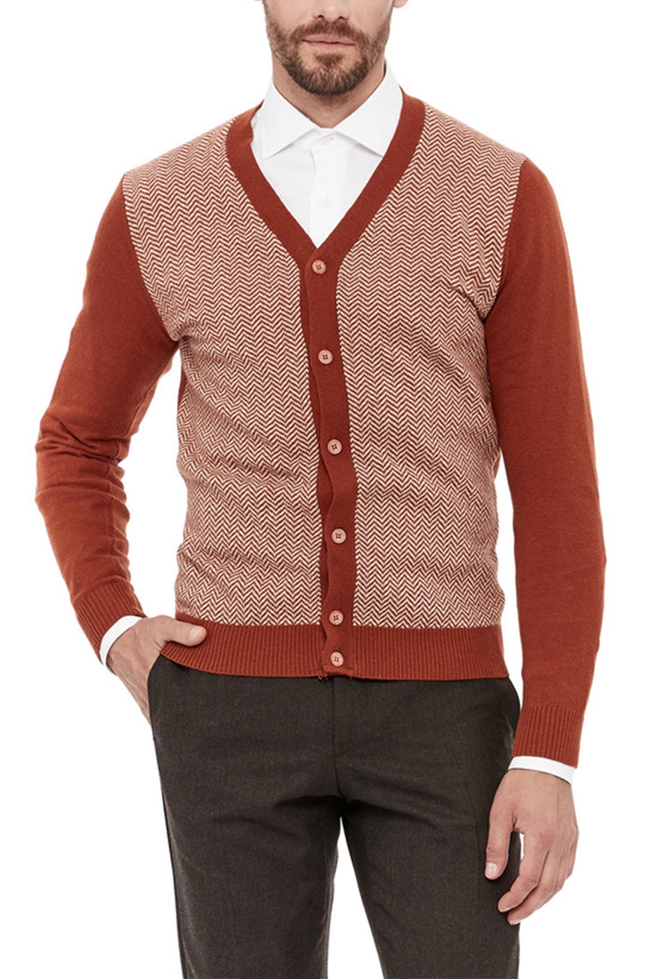 Maglia Cardigan in lana cashmere