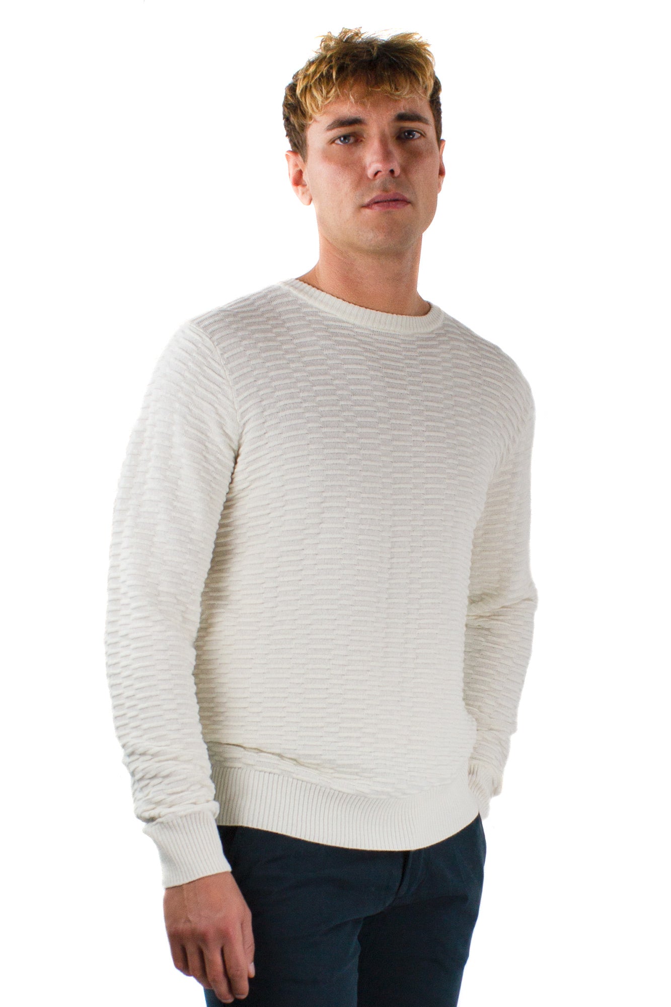 Girocollo misto cashmere  | Eco-tricot