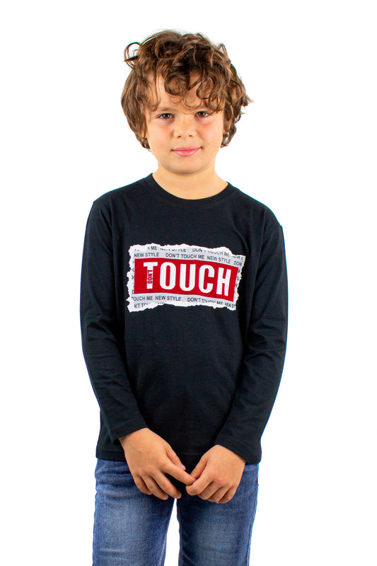 T-shirt a maniche lunghe con stampa